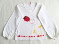 5. 10. 15. Top z długimi rękawami, dziewczynka 110 cm