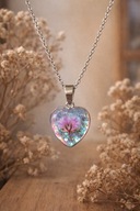 Naszyjnik z kwiatem gipsówki