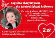 Cegiełka charytatywna 2zł dla Śpiącej Królewny
