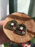 Kolczyki mini scenki - Kodama na drzewie - Mój sąsiad Totoro