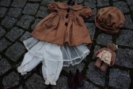 KOSTIUM SESJA FOTOGRAFICZNA VINTAGE RETRO STRÓJ DLA DZIEWCZYNKI DENMARK