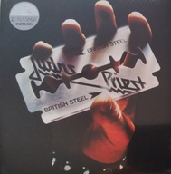 JUDAS PRIEST - BRITISH STEEL / LIMITED WHITE /BLACK SPLATTER LP U.K. /FOLIA