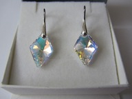 *34 WOŚP* Swarovski i srebro - kolczyki