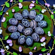 Pisanki kraszanki KACZE czarne ręcznie drapane Wielkanoc 2026 ludowy folk