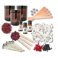 DUŻY ZESTAW do Robienia ŚWIEC DIY w DOMU + DODATKI
