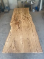 Stół dębowy Loft Monolit Konferencyjny Żywica Sęki