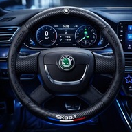 Pokrowiec na kierownice Premium SKODA 38cm