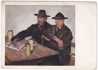 Piwo kufle piwosz gazeta wiejscy politycy lata 30 Paul Padus Duży Format