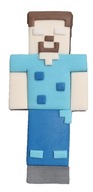 Figurka 3D Minecraft Herobrine z cukru na tort