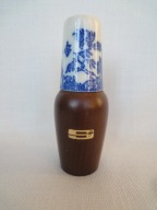 Blue Willow, drzewo tekowe przyprawnik solniczka wys. 10 cm