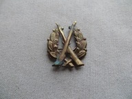 PRZEDWOJENNA KORPUSÓWKA EMBLEMAT SZKOŁA PODOFICERSKA PIECHOTY II RP- 1 odm.