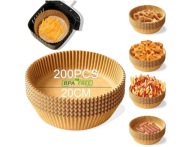 Papier do Pieczenia AirFryer Frytkownicy Beztłuszczowej Powietrznej 50 szt