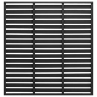 Panel ogrodzeniowy z WPC, 180x180 cm, czarny