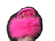 Amarantowe klapki rozmiar 41