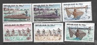 MALI - Rzeczny połów ryb 1966 ** Mi 125-30 (1977)
