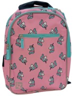Plecak szkolny wielokomorowy LOOZZ Kids różowy konik PONNY