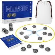 MAGNETYCZNA GRA STRATEGICZNA 40 KULEK KAMIENIE LOGICZNA