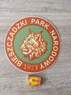 Bieszczadzki Park Narodowy tabliczka metalowa logo unikat 1973r.