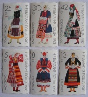 Bułgaria - Mi 3168/73 - Folklor, stroje ludowe