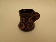 Kubek do mokki, dzbanek ceramiczny, wazonik, vintage, retro