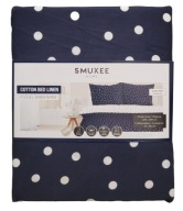 POŚCIEL +2 POSZEWKI 100% BAWEŁNA DWUSTRONNA KROPECZKI 200X220CM