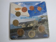 Cypr komplet monet euro z 2008 roku stan 1