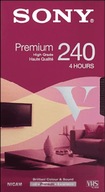 Kaseta VHS Sony Premium High Grade 240 (4h)