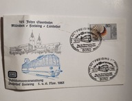 Koperta. Kasownik Freising 1. Tramwaj. 04661