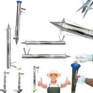 SADZARKA RĘCZNA DO ZIEMNIAKÓW CEBULEK SADZENIA ROZSAD SADZONEK ROŚLIN DŁUGA