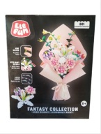 Klocki FANTASY COLLECTION LOVELY BOUQUET 501 el. Bukiet Kwiatów Mini Klocki