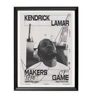 Plakat, music poster A3 Kendrick Lamar- dekoracja, muzyka, prezent