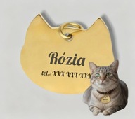 Identyfikator adresówka Grawer kot lokalizator imiennik