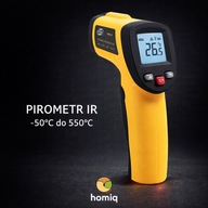 Pirometr Benetech GM550 Termometr Bezkontaktowy IR -50 do 550°C Laser 12:1