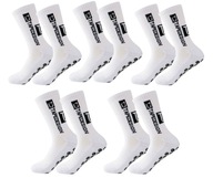 5 PAR Skarpety PIŁKARSKIE ANTYPOŚLIZGOWE TapeDesign 38-45 Getry OKAZJA