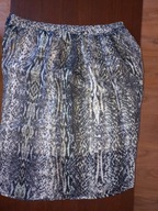 Spódniczka 48 50 czarna szyfonowa spódnica jak nowa