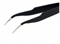 PRECYZYJNA PĘSETA ZAKRZYWIONA KOŃCÓWKA PINCETA ESD-15 DO MAKIJAŻU RZĘS BRWI