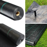 AGROWŁUKNINA MATA CZARNA NA CHWASTY POD ROŚLINY/TRUSKAWKI GRUBA 1,1X 0,50