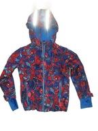 KURTKA wiosenna SOFTSHELL niebieska 110 cm chłopiec