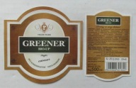 ETYKIETA PIWO GREENER BIO-UP BROWAR SULIMAR PIOTRKÓW TRYBUNALSKI + KONTRA