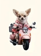 BRELOK ZAWIESZKA DO PLECAKA TORBY KLUCZY CHIHUAHUA YOKO