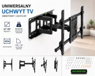 Uchwyt do telewizora wieszak TV 32-85 cal uniwersalny 60 kg na ścianę