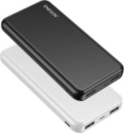 ENEGON Przenośna ładowarka Power Bank 10000mAh czarny i biały 2 szt.