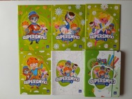 Supersmyki B ,Karty Pracy 1 - 4 , Wyprawka, Zeszyt Supersmyka