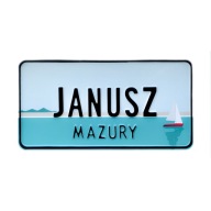 Tablice USA rejestracyjne z imieniem PREZENT