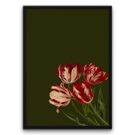 Plakat z ramą 30x40 cm Karmazynowa Wiosna | Pomysł na Prezent