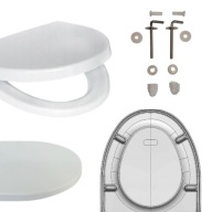 DESKA WOLNOOPADAJACA DUROPLASTOWA DO CERSANIT PARVA ANTYBAKTERYJNA KLOZET