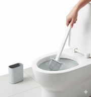 Szczotka Silikonowa Do Łazienki Toalety WC Toaletowa Zestaw Do Montażu