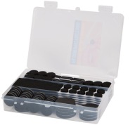 Podkładka do mebli filcowa czarna 177 szt. Zd trading