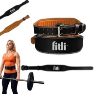 PAS LĘDŹWIOWY KULTURYSTYCZNY Z KLAMRĄ NA SIŁOWNIĘ FITLI 82-108 CM