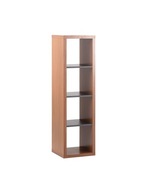 Regał 1x4 płyta komórkowa ORZECH ANTRACYT